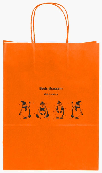 Voorvertoning ontwerp voor Ontwerpgalerij: Feestdagen Effen kleur papieren tassen, S (22 x 10 x 29 cm)