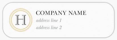 Design Preview for Design Gallery: Finance & Insurance Return Address Labels