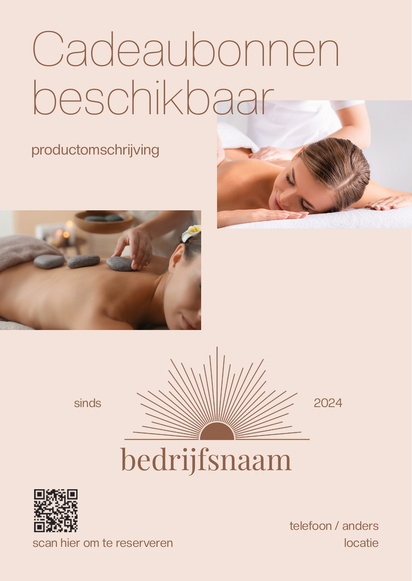 Voorvertoning ontwerp voor Ontwerpgalerij: Massage en reflexologie Posters in grote oplage, A3 (297 x 420 mm)