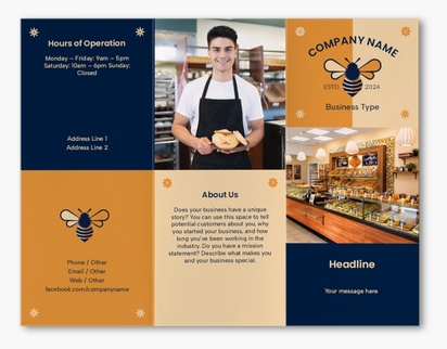 Design Preview for Design Gallery: Food & Beverage Custom Brochures, 8.5" x 11" Z-fold