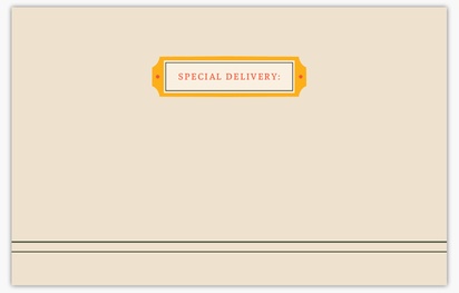 Design Preview for Food & Beverage Custom Envelopes Templates, 5.5" x 4" (A2)