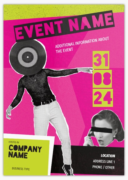Design Preview for Design Gallery: Comedy Performance Flyers & Leaflets,  No Fold/Flyer A5 (148 x 210 mm)