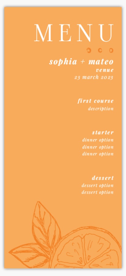 Design Preview for Design Gallery: Fun & Whimsical Dinner Menus