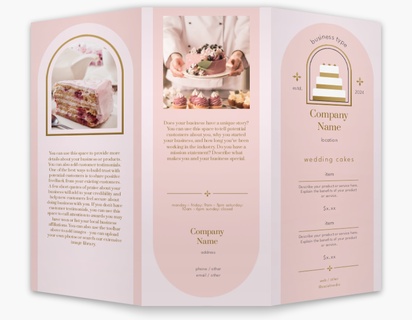 Design Preview for Bakeries Custom Brochures Templates, 8.5" x 11" Tri-fold