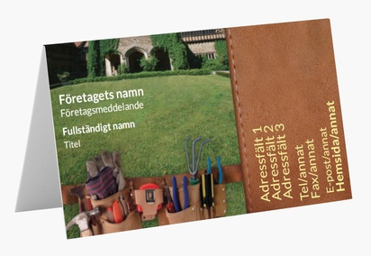 Förhandsgranskning av design för Designgalleri: Natur & landskap Vikta visitkort