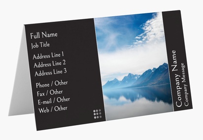 Design Preview for Design Gallery: Travel & Accommodation Folded Business Cards