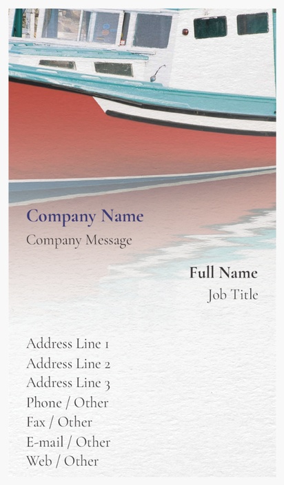 Design Preview for Design Gallery: Boats & Maritime Natural Textured Business Cards