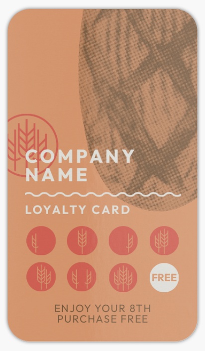 Design Preview for Design Gallery: Food & Beverage Rounded Corner Business Cards, Standard (3.5" x 2")