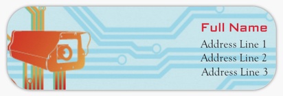 Design Preview for Design Gallery: Security Systems Installation & Maintenance Return Address Labels