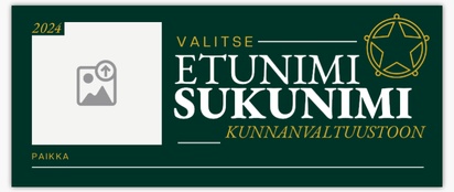 Mallin esikatselu Mallivalikoima: Laki & Politiikka Vinyylibanderollit, 76 x 183 cm