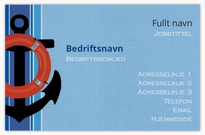 Forhåndsvisning av design for Designgalleri: Båter og maritimt utstyr Visittkort av perlemorspapir