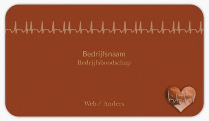 Voorvertoning ontwerp voor Ontwerpgalerij: Medische professionals Visitekaartjesstickers