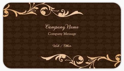 Design Preview for Design Gallery: Visiting Card Stickers
