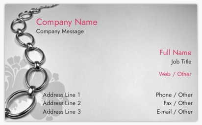Design Preview for Design Gallery: Clothing Standard Business Cards, Standard (91 x 55 mm)
