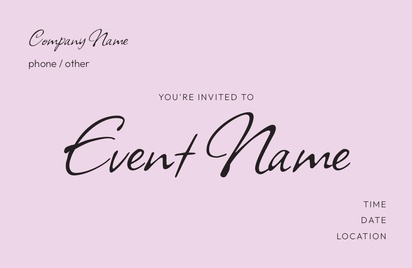 Design Preview for Templates for Modern & Simple Invitations and Announcements , Flat 11.7 x 18.2 cm