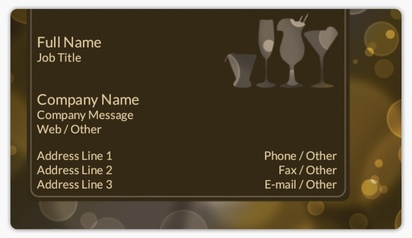 Design Preview for Templates for Food & Beverage Name Card Stickers 