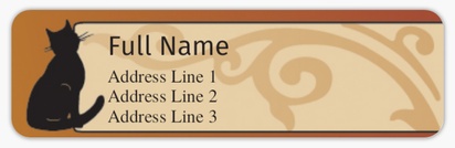 Design Preview for Templates for Animals Return Address Labels 