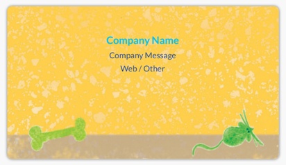 Design Preview for Design Gallery: Animals & Pet Care Business Card Stickers