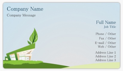 Design Preview for Design Gallery: Energy & Environment Business Card Stickers