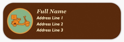 Design Preview for Design Gallery: Courier Services Return Address Labels