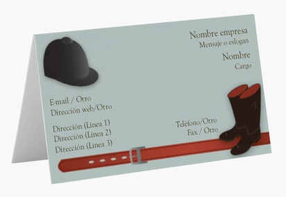 Vista previa del diseño de Galería de diseños de tarjetas de visita plegadas