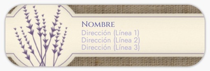 Vista previa del diseño de Galería de diseños de etiquetas de remite para productos de belleza y perfumes