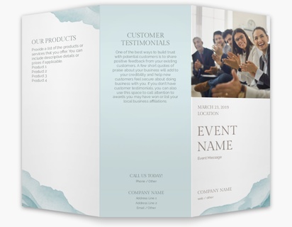 Design Preview for Public Relations Custom Brochures Templates, 8.5" x 11" Tri-fold