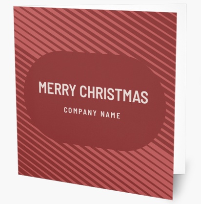 Design Preview for Design Gallery: Seasonal Personalized Christmas Cards, Square 14 x 14 cm