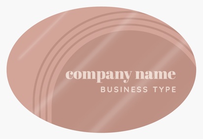 Design Preview for Design Gallery: Business Consulting Product Labels on Sheets, Oval 7.6 x 5.1 cm