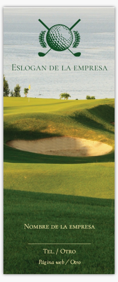 Un campo de golf golf diseño verde gris para Ocasión