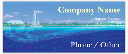 Design Preview for Design Gallery: Boats & Maritime Vinyl Banners, 76 x 183 cm