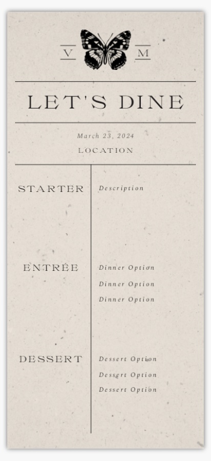 A menu neutral gray design for Theme