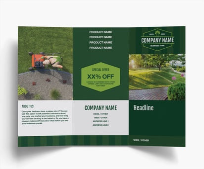 Design Preview for Design Gallery: Landscaping & Gardening Folded Leaflets, Tri-fold DL (99 x 210 mm)