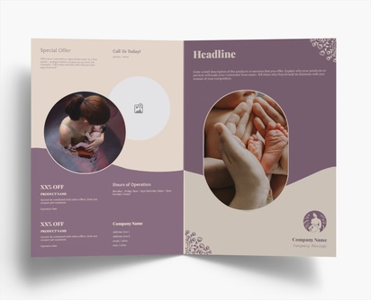 Design Preview for Design Gallery: Pregnancy & Childbirth Folded Leaflets, Bi-fold A4 (210 x 297 mm)
