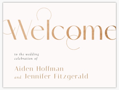Design Preview for Foam Board Wedding Signs, 18" X 24"
