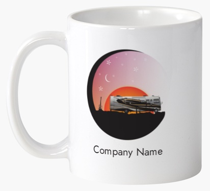 Design Preview for Design Gallery: Automotive & Transportation Personalised Mugs, 325 ml  2 Sided