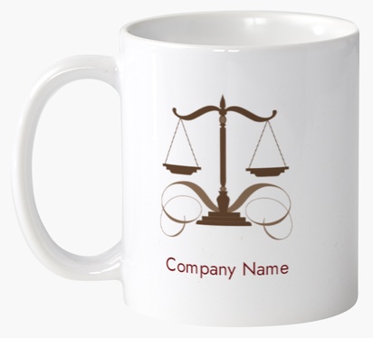 Design Preview for Design Gallery: Law, Public Safety & Politics Personalised Mugs, 325 ml  2 Sided