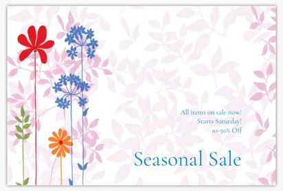 Design Preview for Sales & Clearance Postcards Templates, 4" x 6"