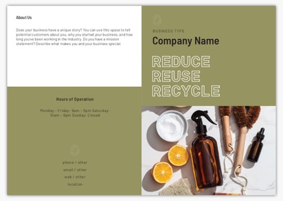 Design Preview for Design Gallery: Food & Beverage Brochures, Bi-fold A5