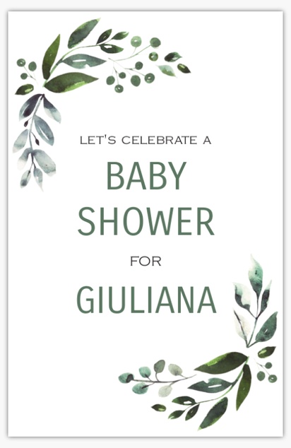 Design Preview for Design Gallery: Baby Shower Posters, 11" x 17"