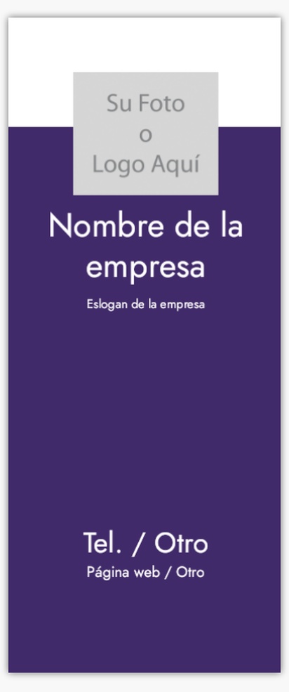 Un conservador simple diseño violeta para Empresas con 1 imágenes
