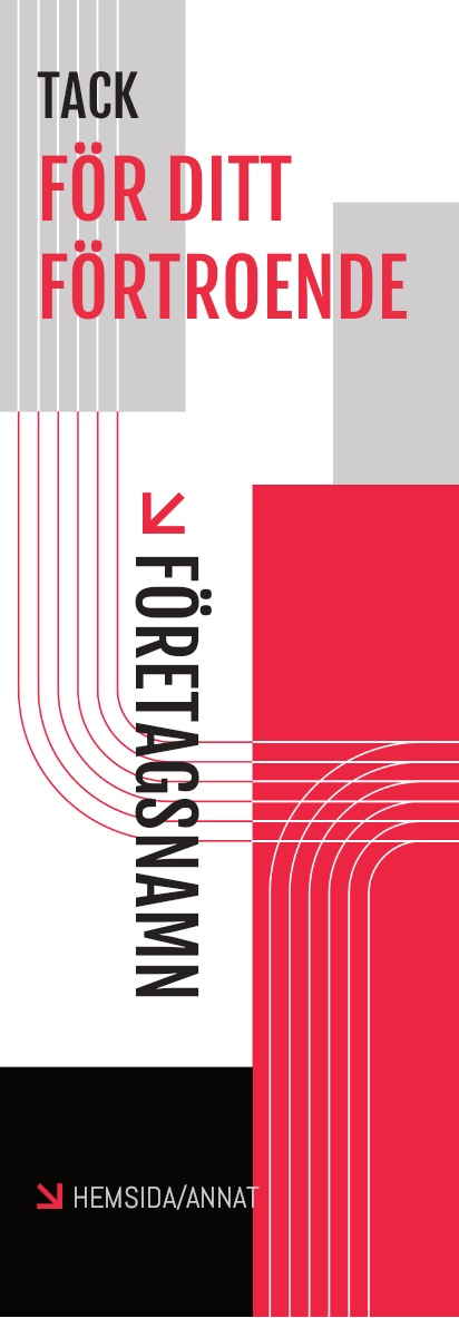 Förhandsgranskning av design för Designgalleri: Fet och färgstarkt Bokmärken