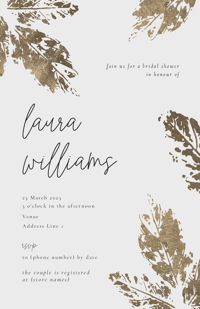 Design Preview for Templates for Rustic Invitations and Announcements , Flat 11.7 x 18.2 cm
