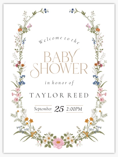 Design Preview for Baby Shower Posters Templates, 18" x 24"