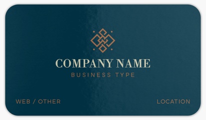 Design Preview for Real Estate Development Rounded Corner Business Cards Templates, Standard (3.5" x 2")