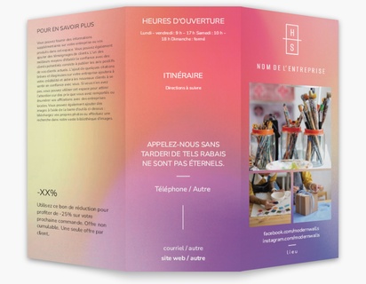 Aperçu du graphisme pour Galerie de modèles : Dépliants, Marketing, 8.5 x 11 po Trois volets