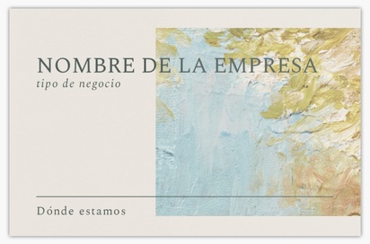Vista previa del diseño de Galería de diseños de tarjetas de visita extragruesas para pintura (arte), Standard (85 x 55 mm)