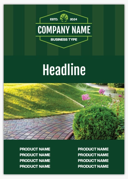 Design Preview for Landscaping & Gardening Postcards Templates, 5" x 7"