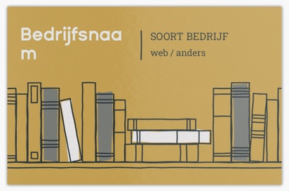 Voorvertoning ontwerp voor Ontwerpgalerij: Nieuws en boeken Extra dikke visitekaartjes, Standaard (85 x 55 mm)