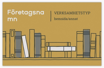 Förhandsgranskning av design för Designgalleri: Tidningar & böcker Visitkort standard, Standard (85 x 55 mm)